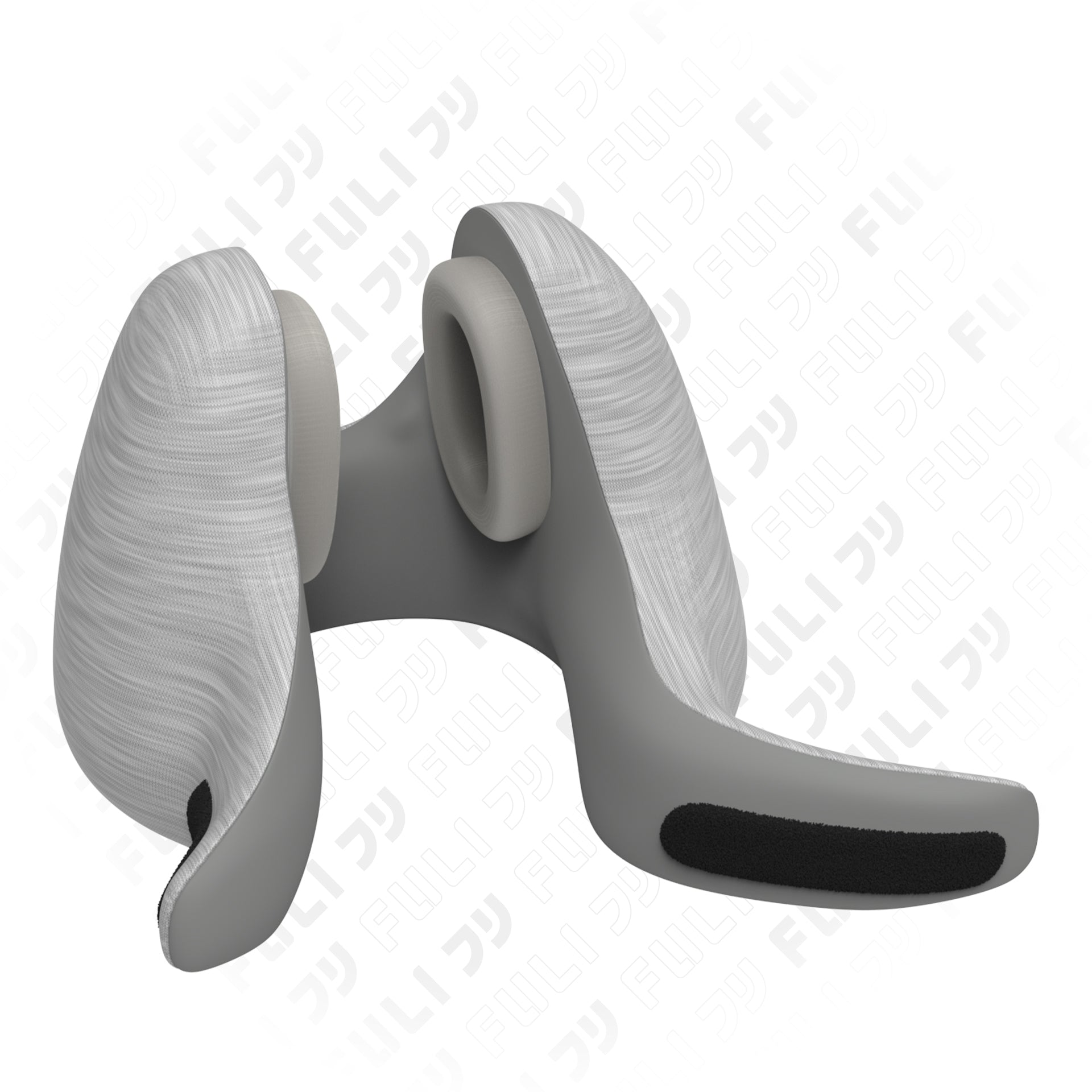 ซื้อ 1 แถม 1 | หมอนนวดคอไฟฟ้า + หมอนรองคอป้องกันเสียงรบกวน | FULI Noise Cancelling Ergo Neck Pillow + FULI Cool Tech Massage Neck Pillow