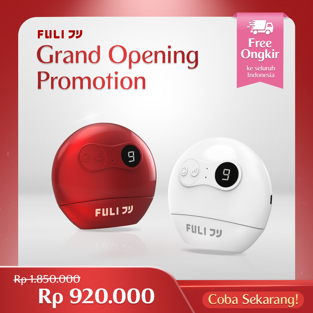 Fuli Beauty Electric Gua Sha Facial Massager Set - Alat Perawatan & Pijat Wajah Gua Sha Elektrik