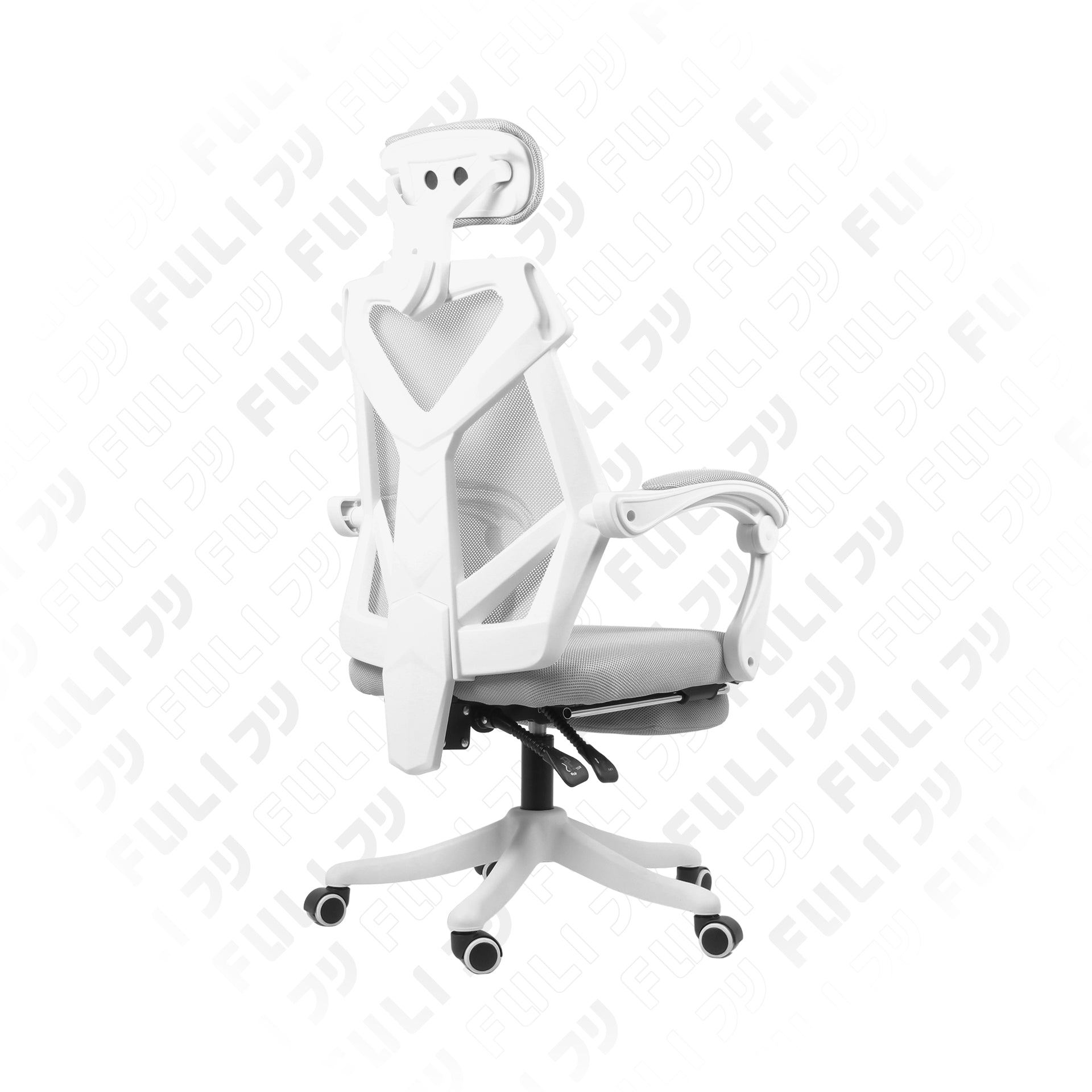 เก้าอี้สุขภาพ รุ่น X8 - ขาว | FULI X8 ErgoChair - White | X8 エルゴチェア - ホワイト