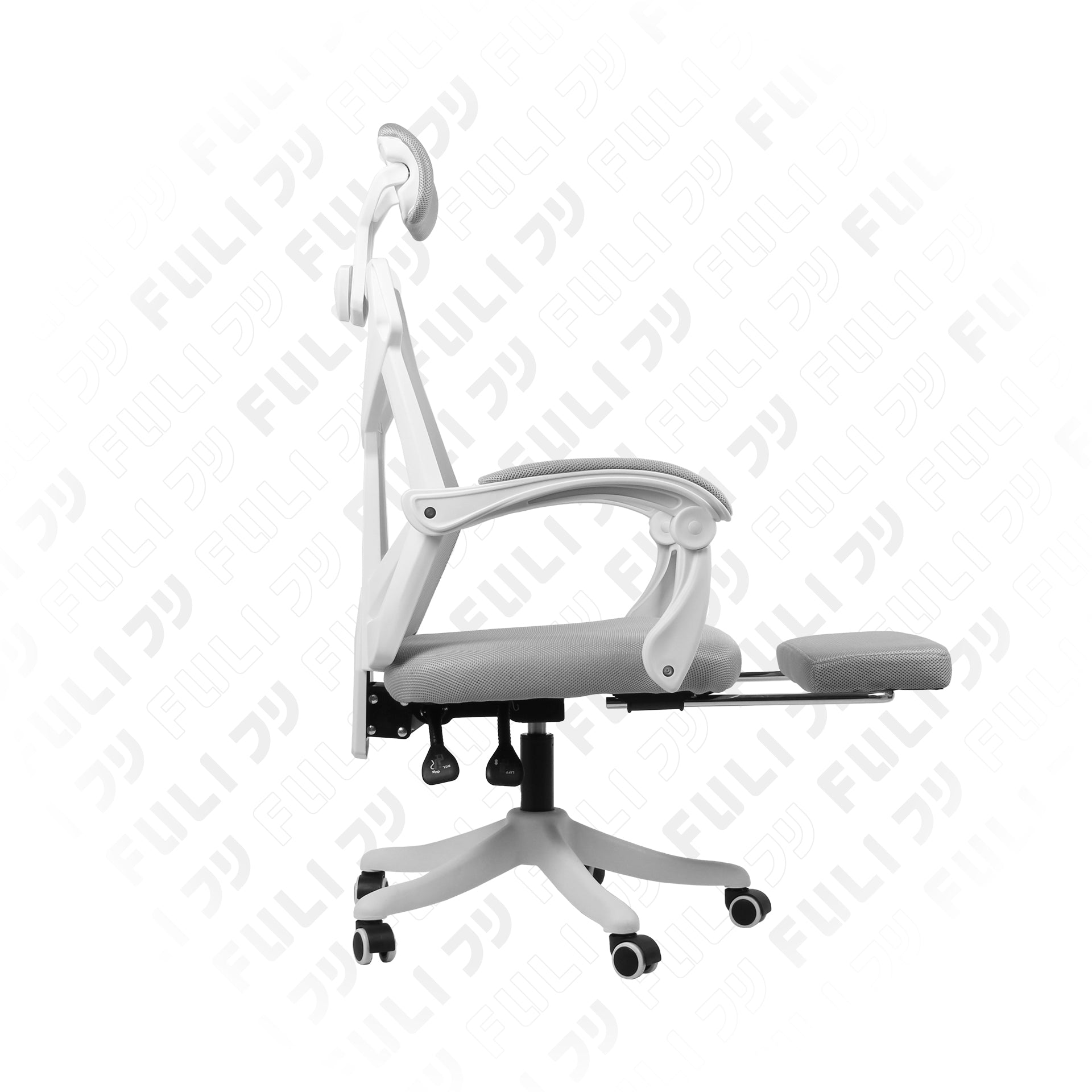 เก้าอี้สุขภาพ รุ่น X8 - ขาว | FULI X8 ErgoChair - White | X8 エルゴチェア - ホワイト
