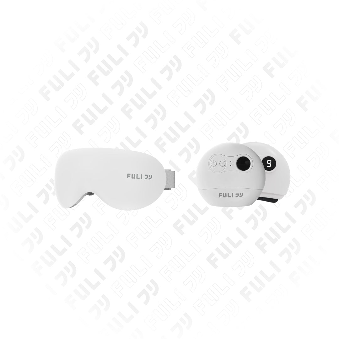 เซตหน้าเรียวเย็นสบายตา | FULI Eye Massager Pro + FULI Natural Stone Electric Gua Sha