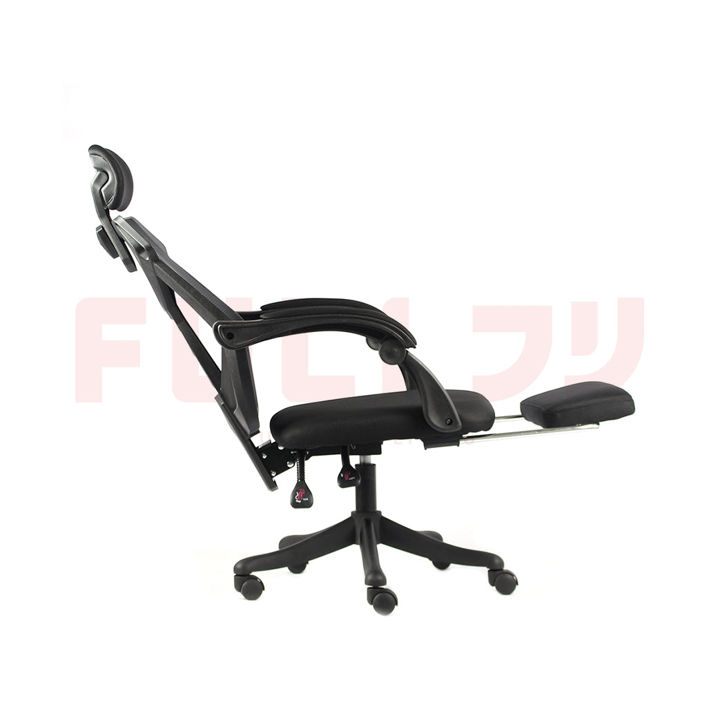 เซตหลับสบาย FULI X8 ErgoChair + 4D Smart Eye Massager - Black ดำ