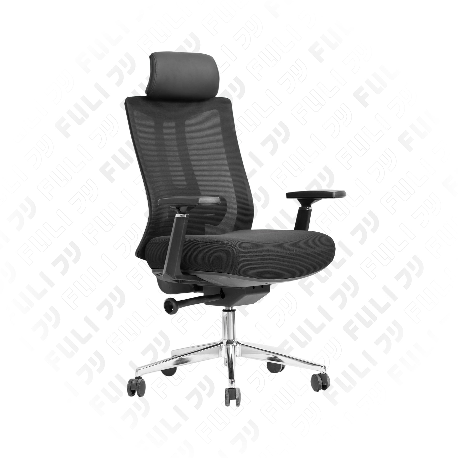 เซตนั่งฟินนวดคอสบายตา | FULI M9 Expert Posture ErgoMesh Office Chair - Black + Ergo Massage Neck Pillow + Smart Eye Massager