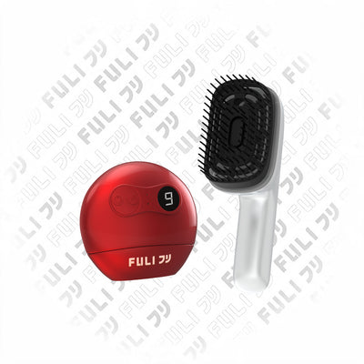 [FULI Home Spa] Rubywave Electric Gua Sha & Scalp Massage Brush Set - Alat Pijat Gua Sha Elektrik & Sisir Relaksasi Aromaterapi