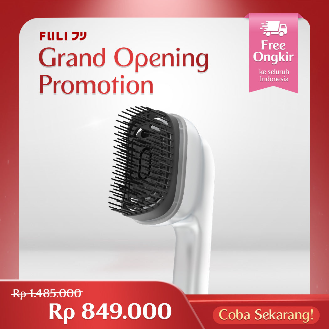 Aroma Relax Scalp Massage Brush | Sisir Pijat Kepala & Perawatan Kulit Kepala