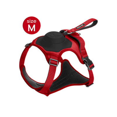 สายจูงรัดอก ยืดหดได้อัตโนมัติ - M | 2in1 Pet Harness with Built-In Leash  - M