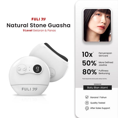 Natural Stone Electric Gua Sha | Alat Pijat Wajah Batu Alam Elektrik