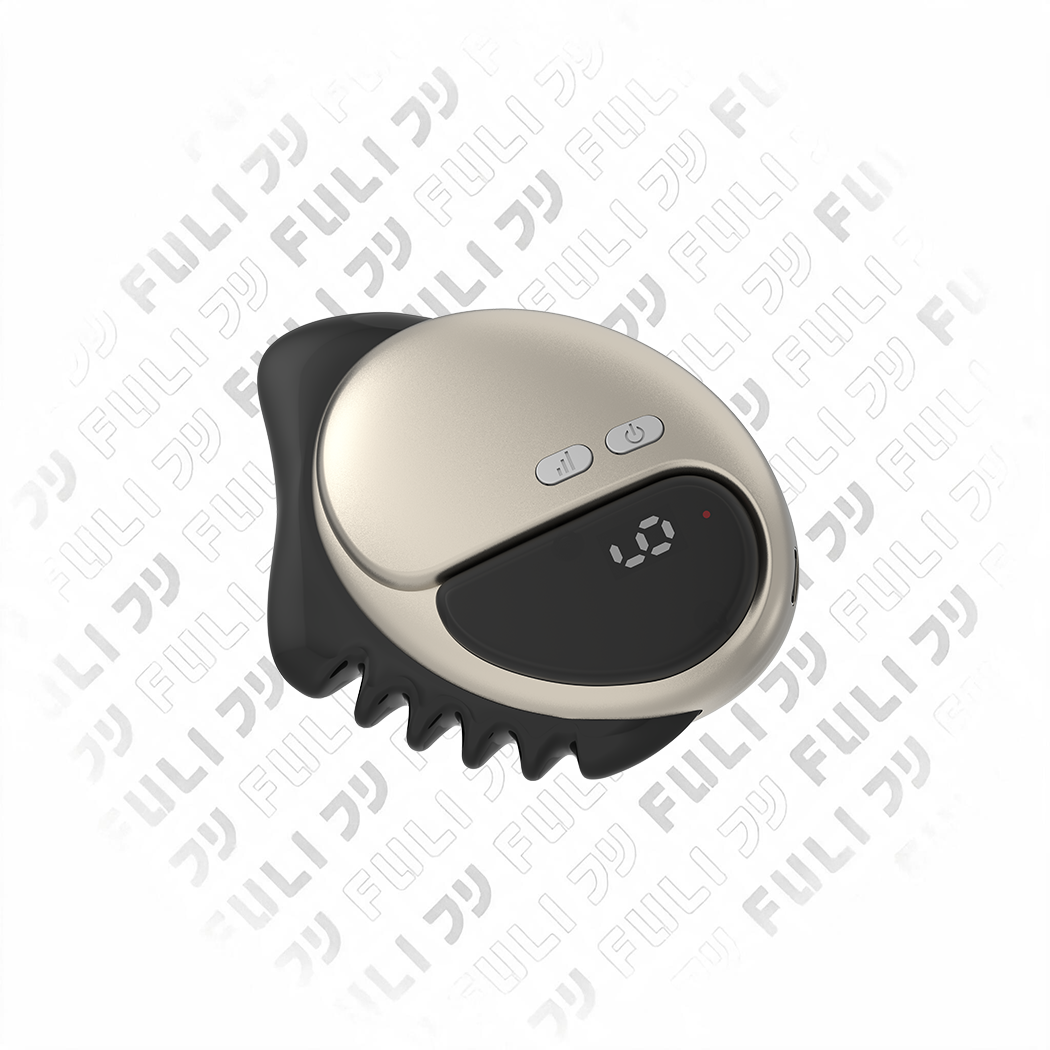 FULI Gua Sha Elektrik Facial & Scalp Massager - Alat Perawatan Wajah Leher dan Kulit Kepala