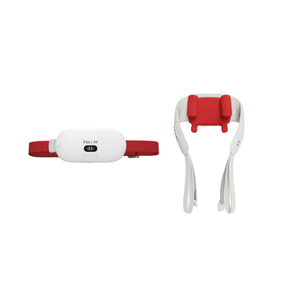[PRE] เซตประคบอุ่นสบายคอบ่าไหล่ | FULI Intelligent Heating Wireless Massager + FULI Neck and Shoulder Massager