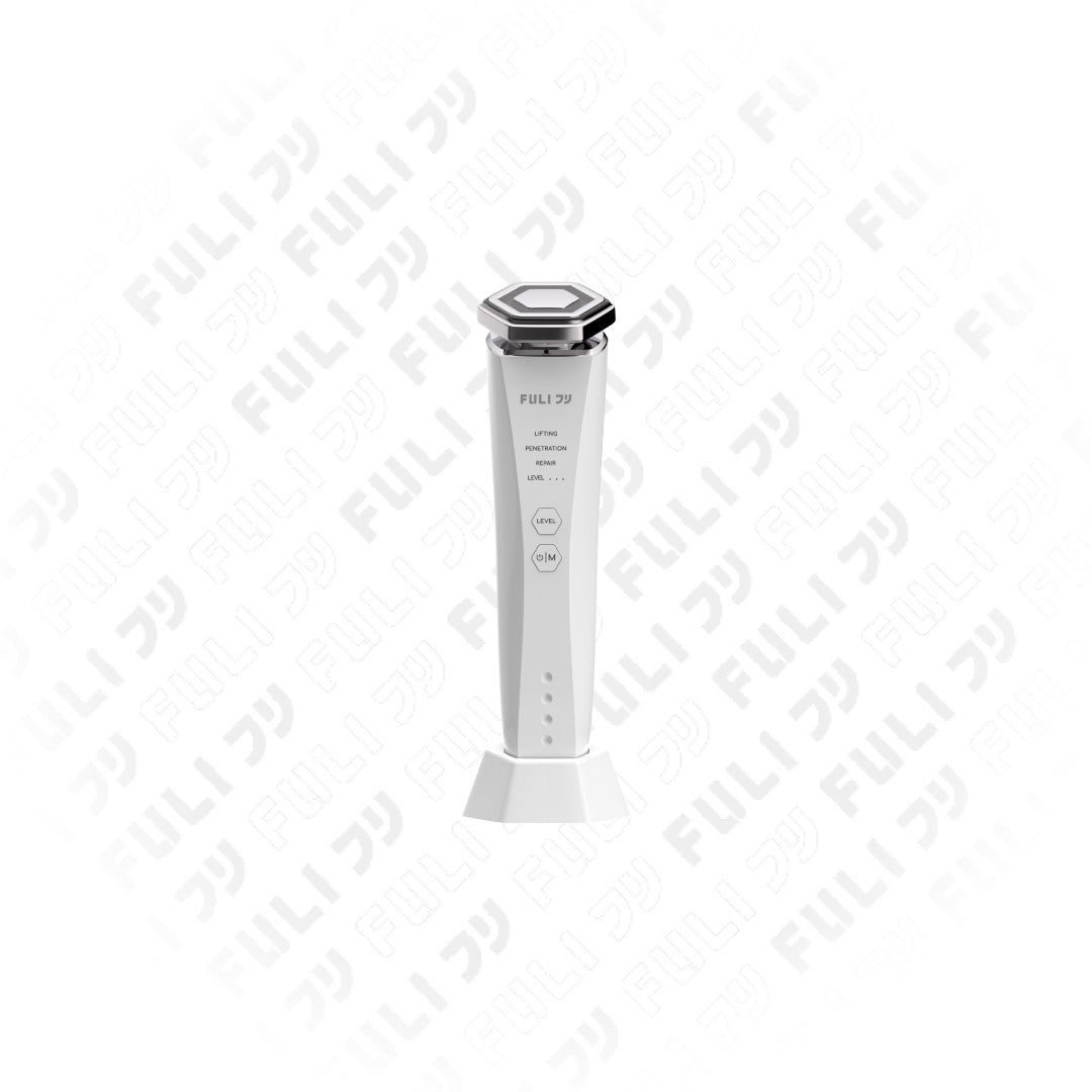 เซตหน้ายกกระชับคอเย็นสบาย | Re-Aging Intelligent Ultra RF/EMS Skin Tightening Device + FULI Cool Tech Massage Neck Pillow