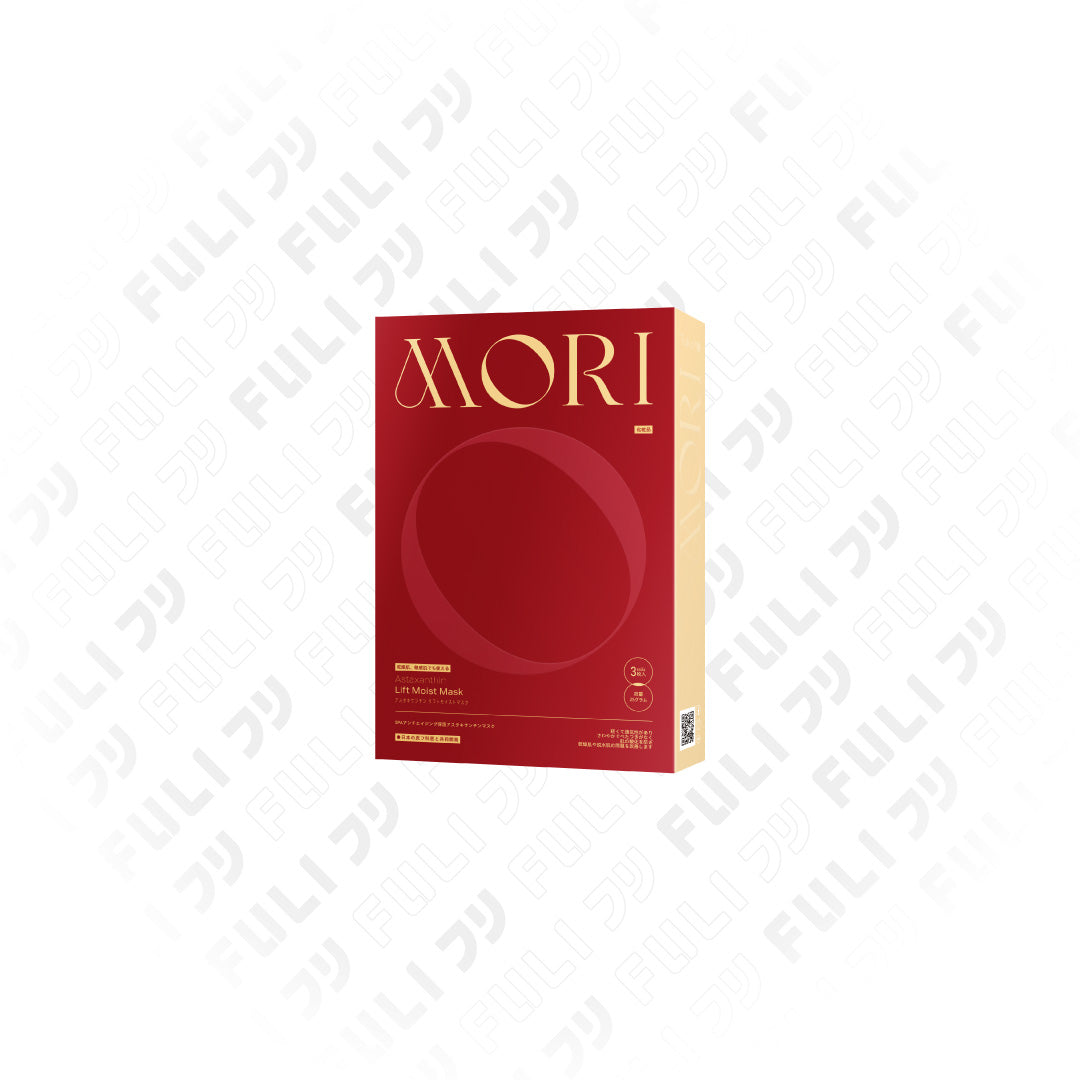 [PRE] MORI Astaxanthin Lift Moist Mask โมริ แอสตาแซนธิน ลิฟท์ มอยส์ มาสก์ 1 กล่อง (3 ชิ้น)