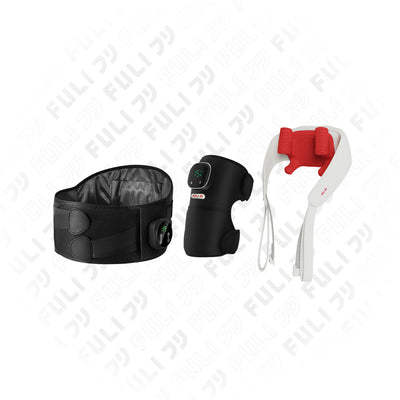 เซตนวดสบายหายปวดทั้งตัว | FULI Waist Massager + FULI ThermoFlex Knee Massager + FULI Neck and Shoulder Massager