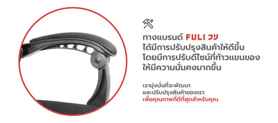 เก้าอี้สุขภาพ FULI X8 ErgoChair - 2 ตัว Black ดำ, White ขาว