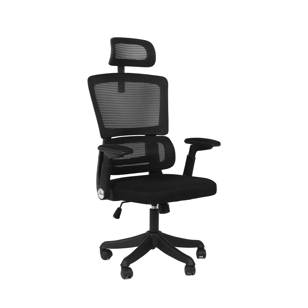 เก้าอี้สำนักงานเพื่อสุขภาพ รุ่น M8 - สีดำ | FULI M8 ErgoMesh Office Chair - Black
