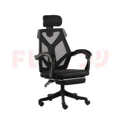 เซตหลับสบาย FULI X8 ErgoChair + 4D Smart Eye Massager - Black ดำ