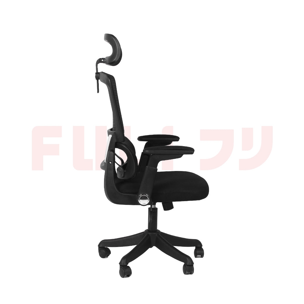เก้าอี้สำนักงานเพื่อสุขภาพ รุ่น M8 - สีดำ | FULI M8 ErgoMesh Office Chair - Black